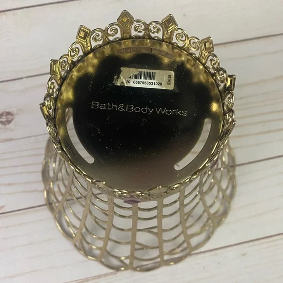 Bath & Body Works Spider Web Single Wick Jar Candle Holder 2023 Halloween - Picture 2 of 8